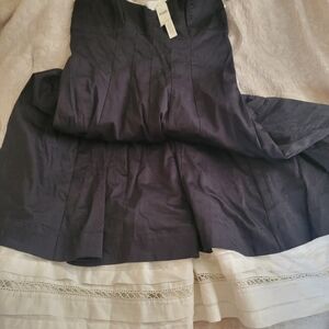 Anthropologie Black and White Dress